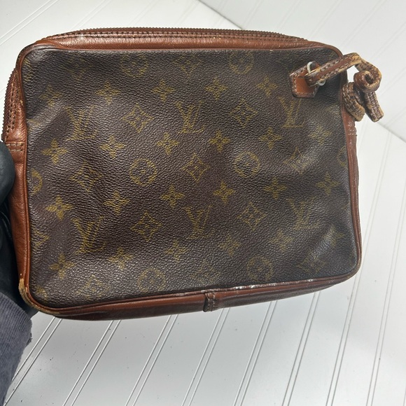 Louis Vuitton Pochette Second 184 Sport Used Brown Monogram Clutch - Picture 4 of 13